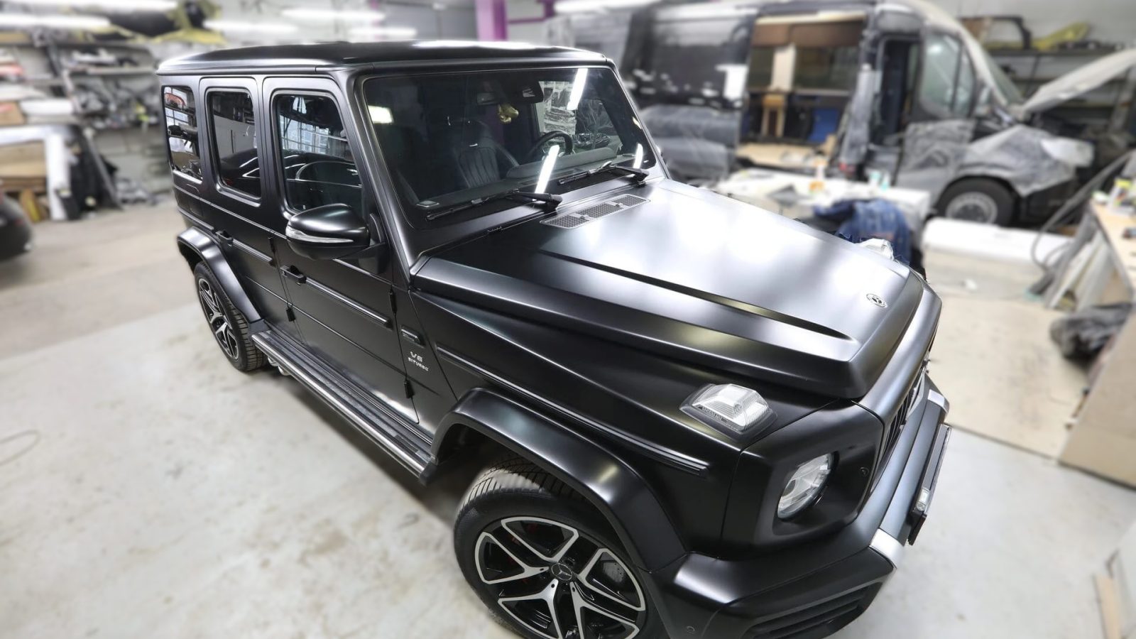 Оклейка автомобиля — Mercedes-Benz G-Class